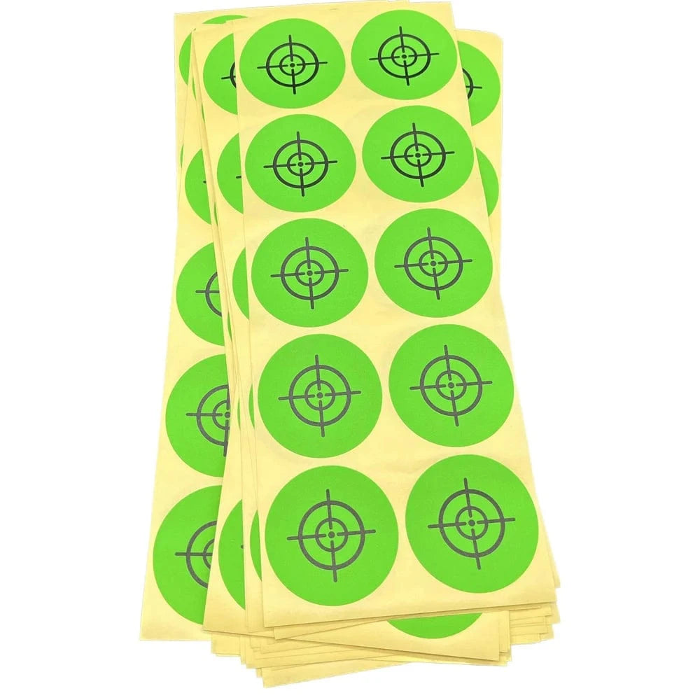 Sticker Targets-250 Pcs/Pack-5 Colors Options-2"/5cm Diameter-CROSS Patterns-Shooting & Hunting-Airsoft Slingshot Airgun