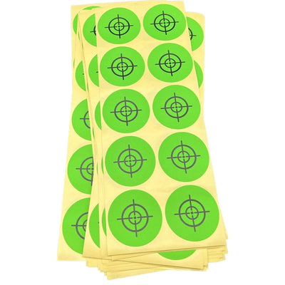 Sticker Targets-250 Pcs/Pack-5 Colors Options-2"/5cm Diameter-CROSS Patterns-Shooting & Hunting-Airsoft Slingshot Airgun