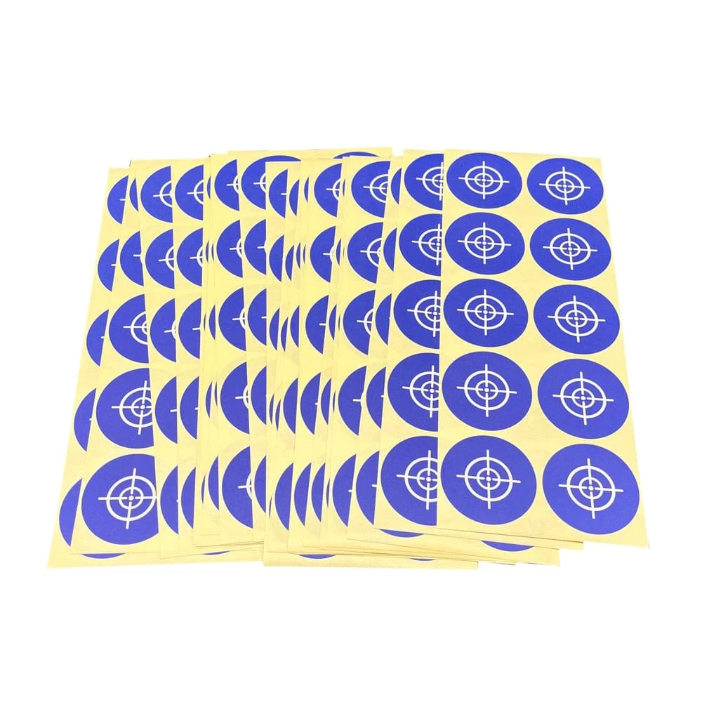 Sticker Targets-250 Pcs/Pack-5 Colors Options-2"/5cm Diameter-CROSS Patterns-Shooting & Hunting-Airsoft Slingshot Airgun
