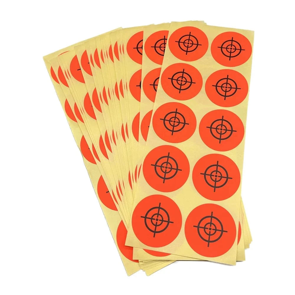 Sticker Targets-250 Pcs/Pack-5 Colors Options-2"/5cm Diameter-CROSS Patterns-Shooting & Hunting-Airsoft Slingshot Airgun