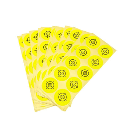Sticker Targets-250 Pcs/Pack-5 Colors Options-2"/5cm Diameter-CROSS Patterns-Shooting & Hunting-Airsoft Slingshot Airgun Gold