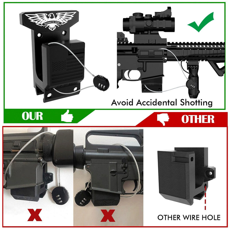 ACTION AIRSOFT 0 Support mural fusil PMAG Based USA