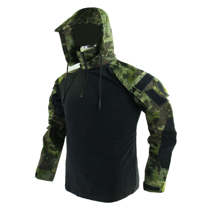 ACTION AIRSOFT 0 Multicam vert / S Sweat à capuche DulAirsoft DA01