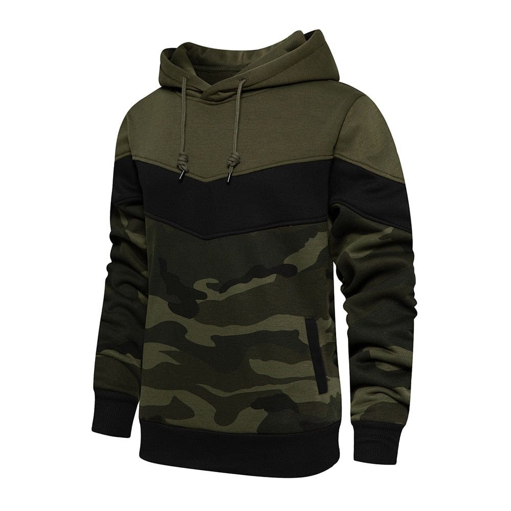 Sweat Mentors capuche molleton Camo Green / XS