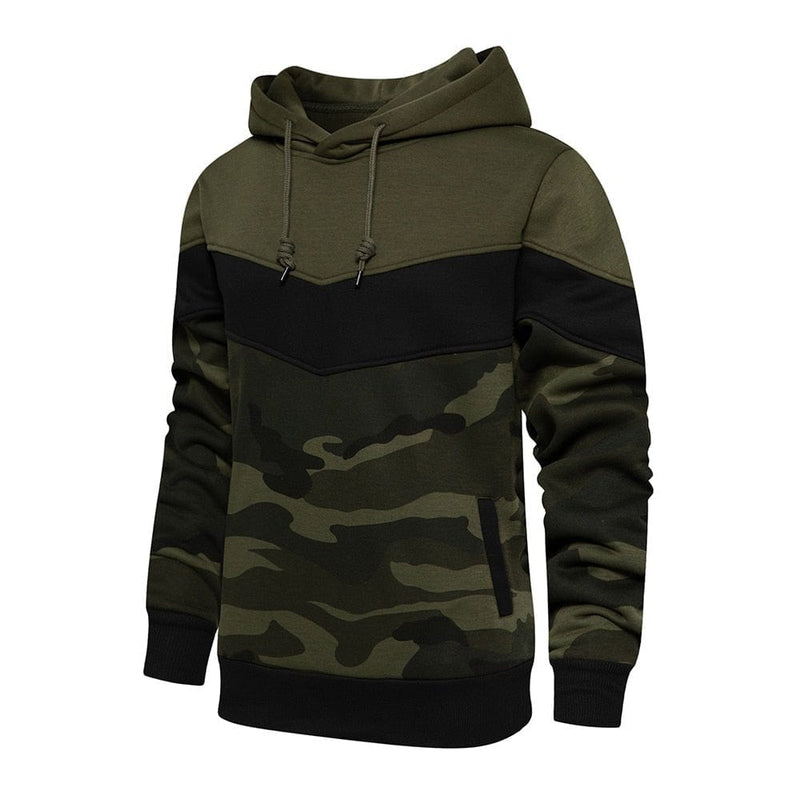 Sweat Mentors capuche molleton Camo Green / XS