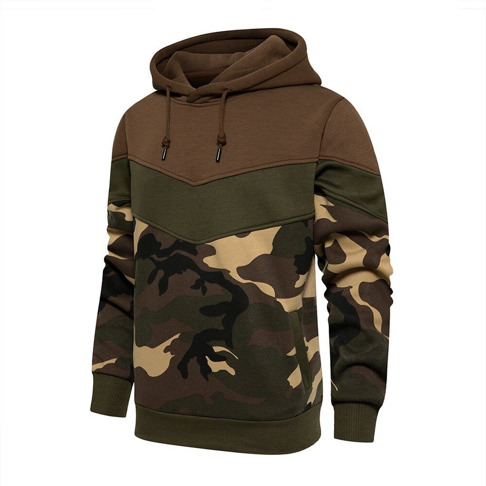 Sweat Mentors capuche molleton Camo Kaki / XS