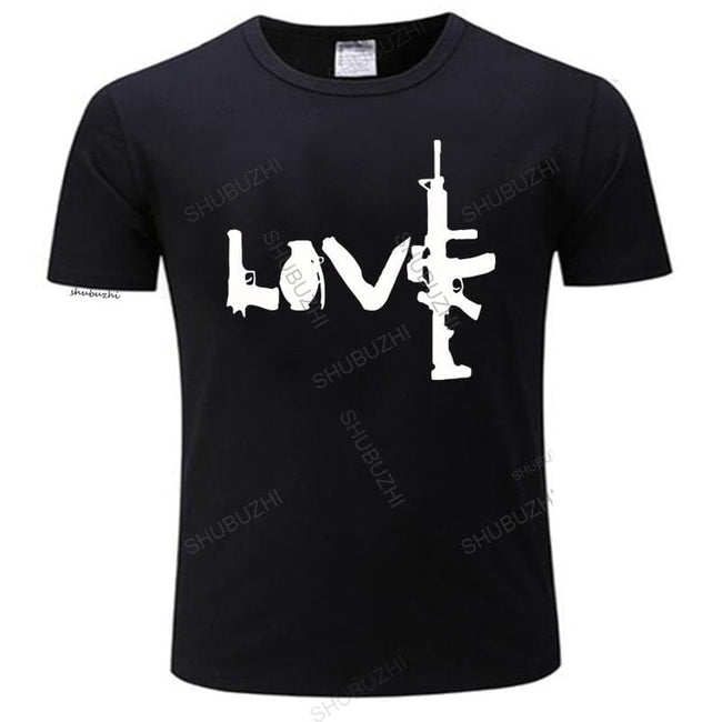 ACTION AIRSOFT 0 Noir / XS T-shirt Airsoft Love AK47 noir