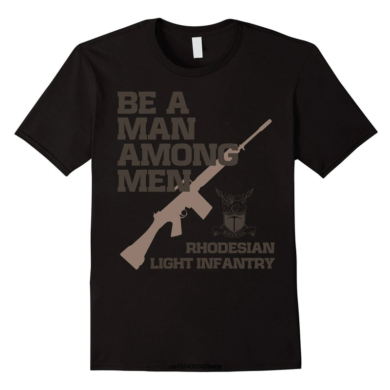 Action Airsoft Noir / M T-shirt "Be a man among men"