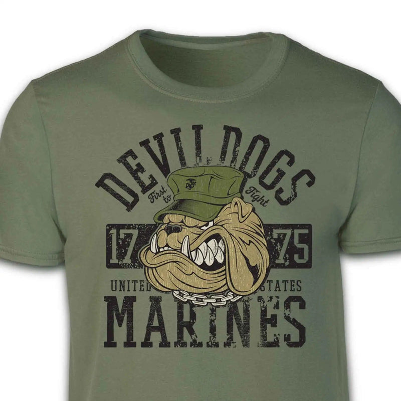 Action Airsoft M T-shirt Devil Dogs 1775 US Marine Corps