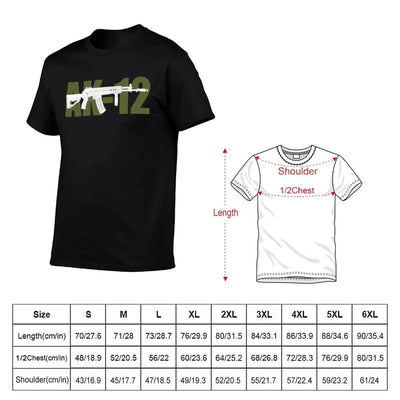 T-shirt fusil d'assaut AK-12