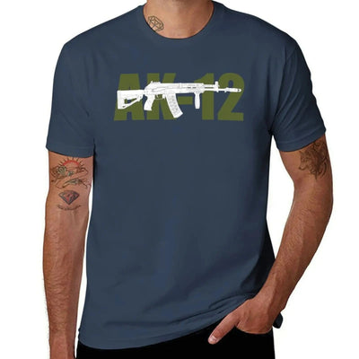 T-shirt fusil d'assaut AK-12 Navy / 6XL