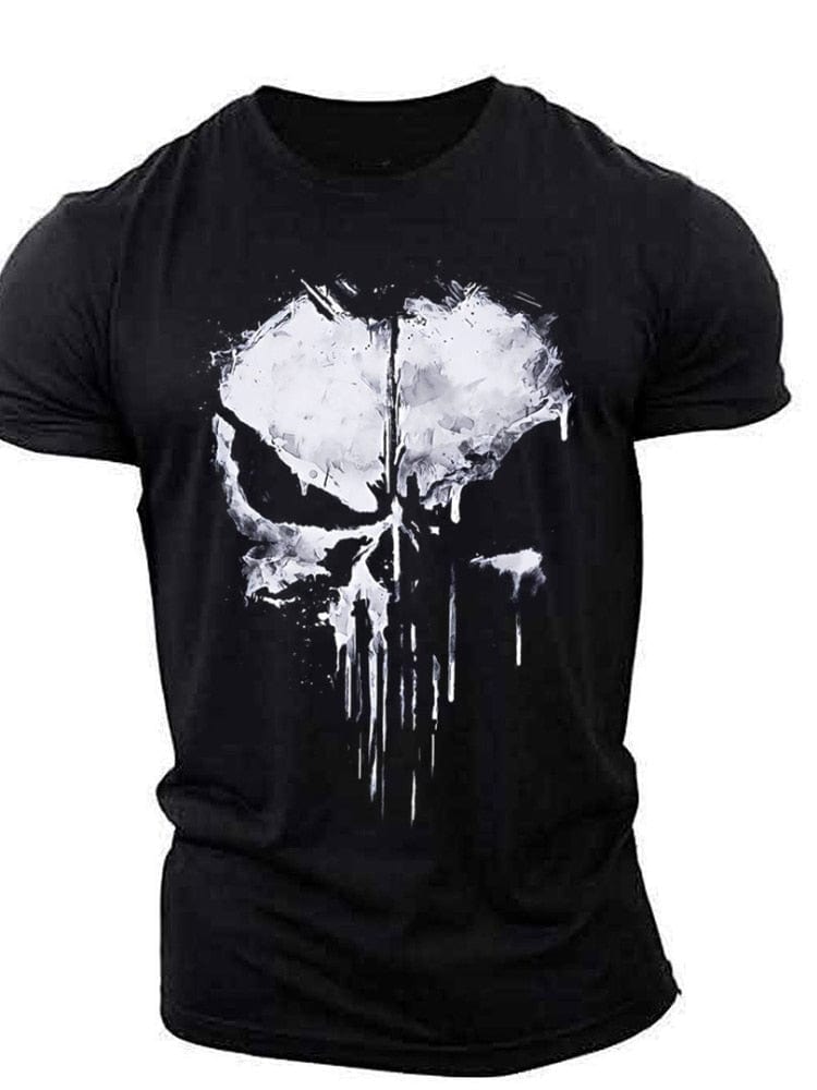 ACTION AIRSOFT 0 Noir / XS T-shirt Ghost Punisher manches courtes