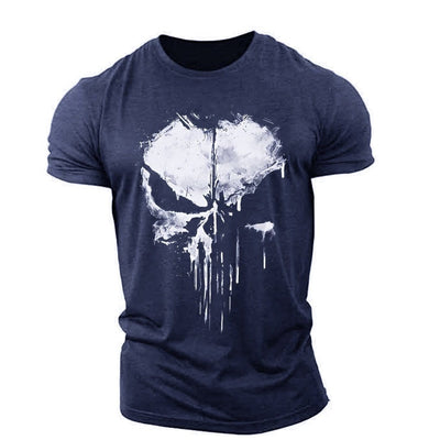 ACTION AIRSOFT 0 Bleu / XS T-shirt Ghost Punisher manches courtes