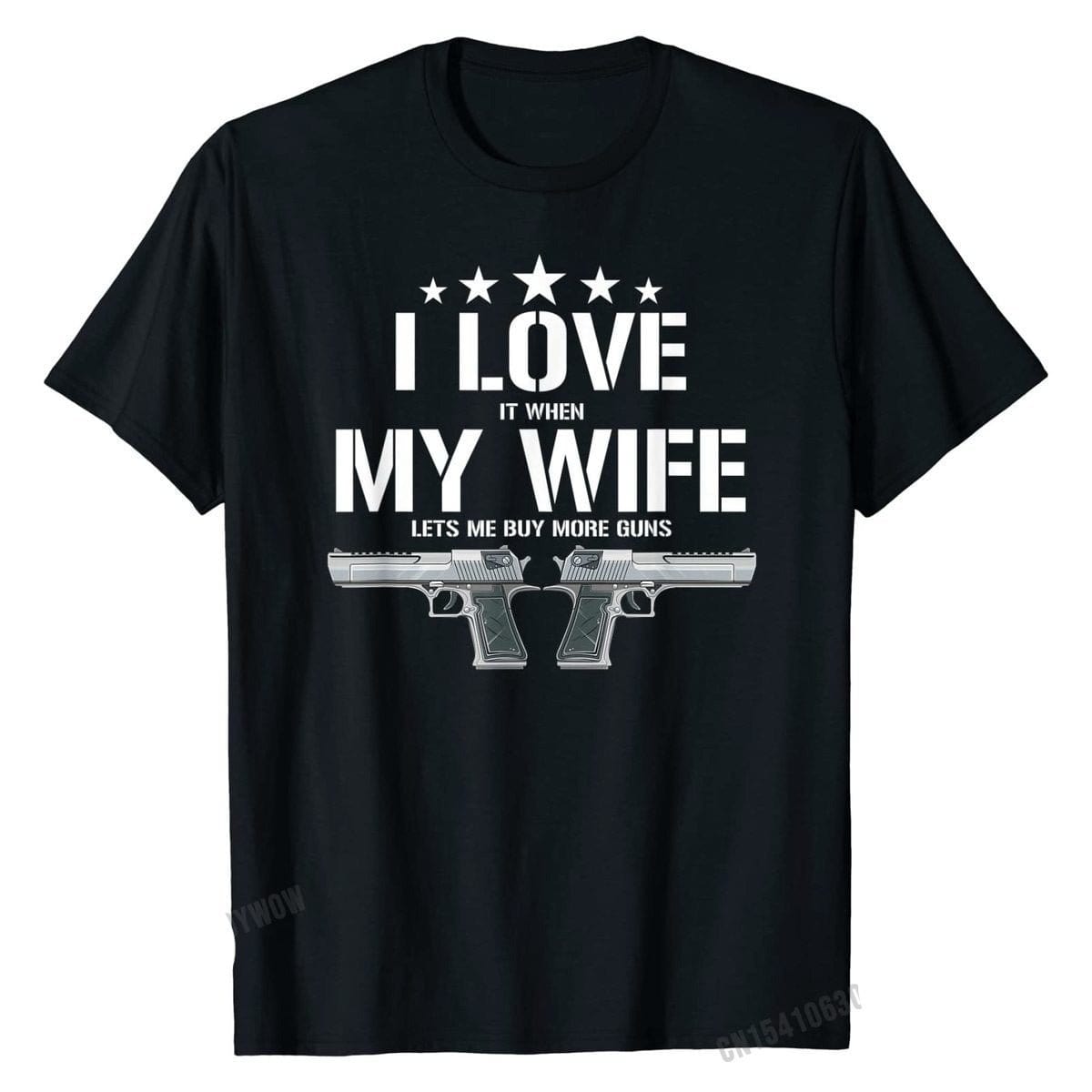 ACTION AIRSOFT 0 Black / L T-shirt "I love my wife"