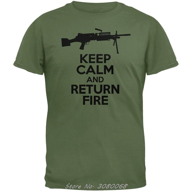 ACTION AIRSOFT 0 XS T-shirt "Keep calm and return fire"