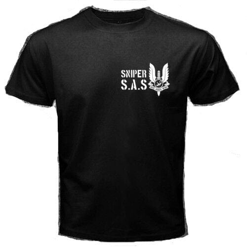ACTION AIRSOFT 0 T-shirt militaire Sniper Team SAS