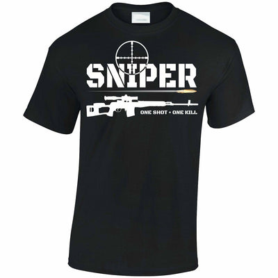ACTION AIRSOFT 0 T-shirt Sniper "One shot one kill"