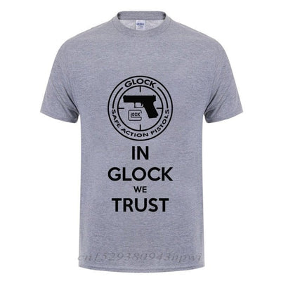 ACTION AIRSOFT 0 Gris / XS T-shirt USA Handgun Glock