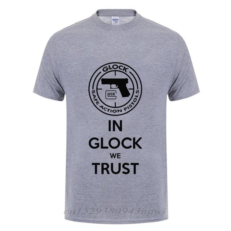 ACTION AIRSOFT 0 Gris / XS T-shirt USA Handgun Glock