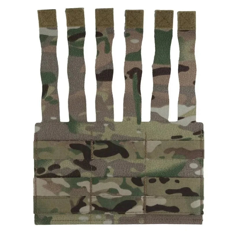 Tactical 5.56/7.62mm Lightweight Elastic Triple Mag Pouch Hunting CS Wargame Molle System Accessories Waist Bag Holster