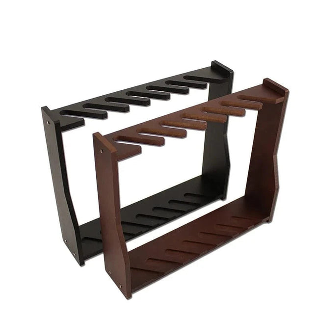 Tactical 7-Slot Rifle Gun Rack Wooden Vertical Multi-Function Shotgun Gun Weapon Display Stand for CS Airsoft Hunting Shooting