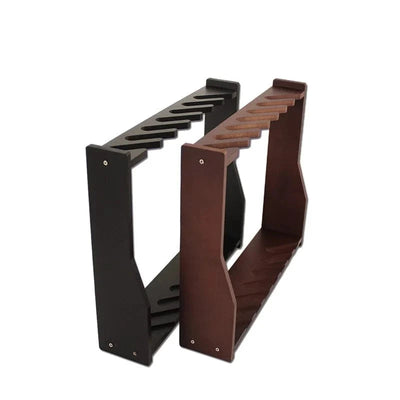 Tactical 7-Slot Rifle Gun Rack Wooden Vertical Multi-Function Shotgun Gun Weapon Display Stand for CS Airsoft Hunting Shooting