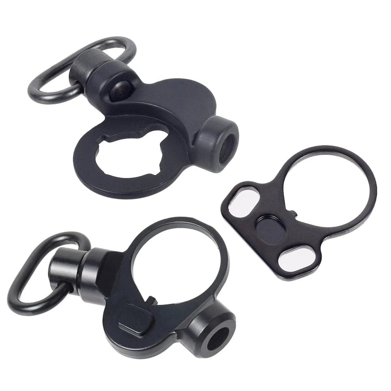 Tactical AEG GBB QD Mounts Sling Mount Quick Detach Push Botton Adapter Dual Side End Plate Fit M4 M16 AR15 Hunting Accessories