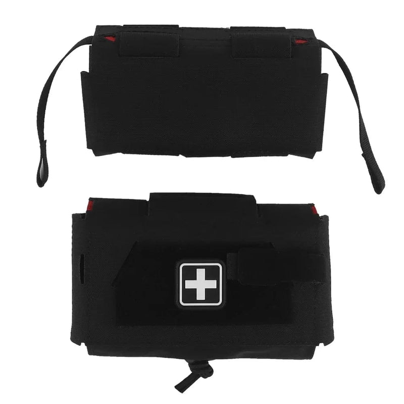 Tactical Agilit Style MD2 Compact Trauma Kit IFAK Medical First Aid Pouch Outdoors Hunting Camping Patrol Survival Equipment BLK