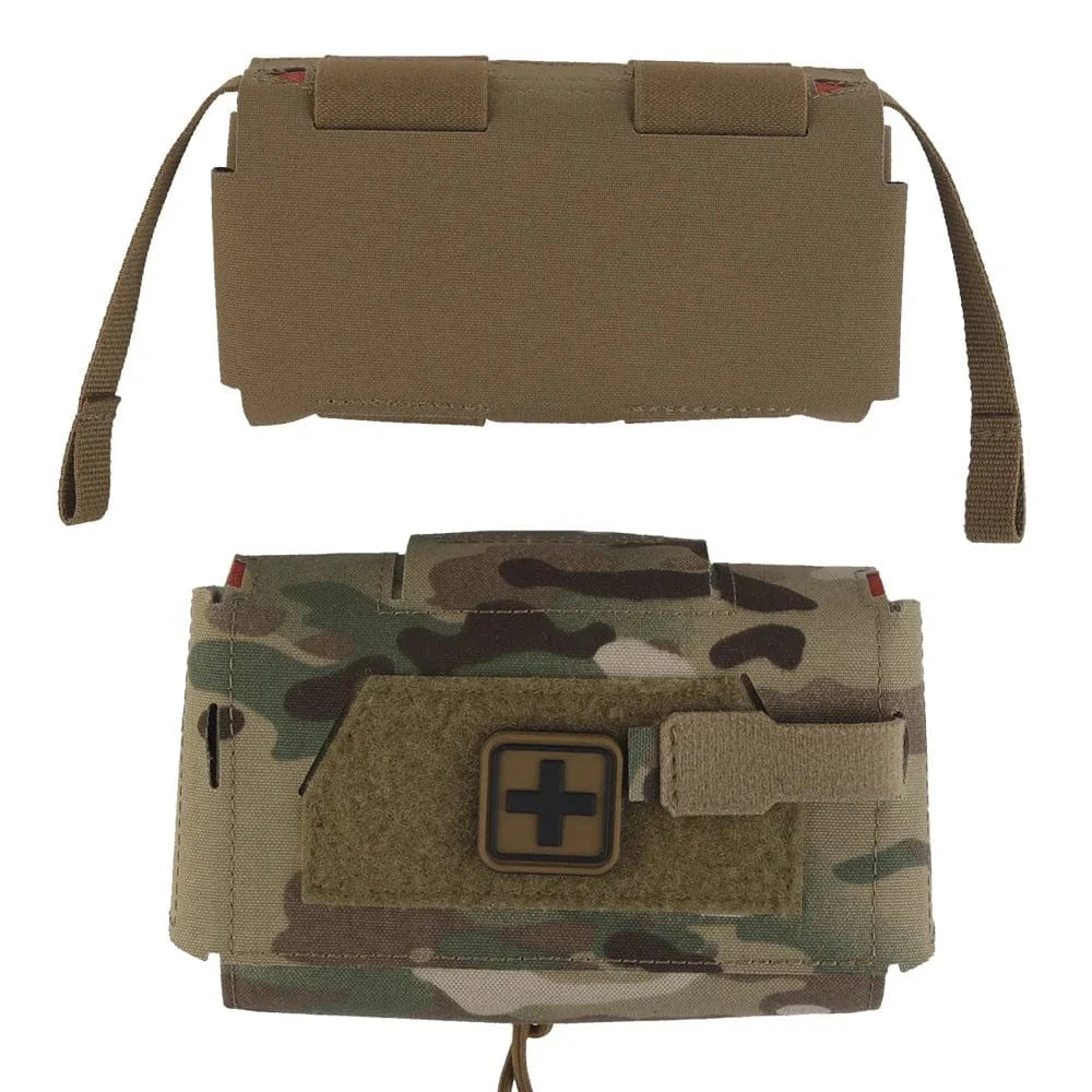 Tactical Agilit Style MD2 Compact Trauma Kit IFAK Medical First Aid Pouch Outdoors Hunting Camping Patrol Survival Equipment MC
