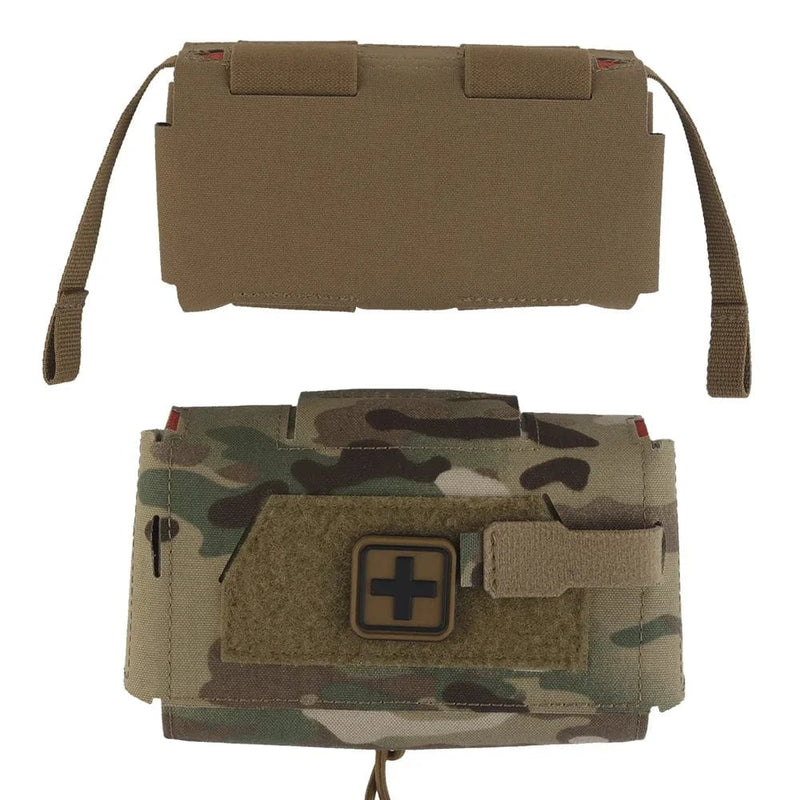 Tactical Agilit Style MD2 Compact Trauma Kit IFAK Medical First Aid Pouch Outdoors Hunting Camping Patrol Survival Equipment MC
