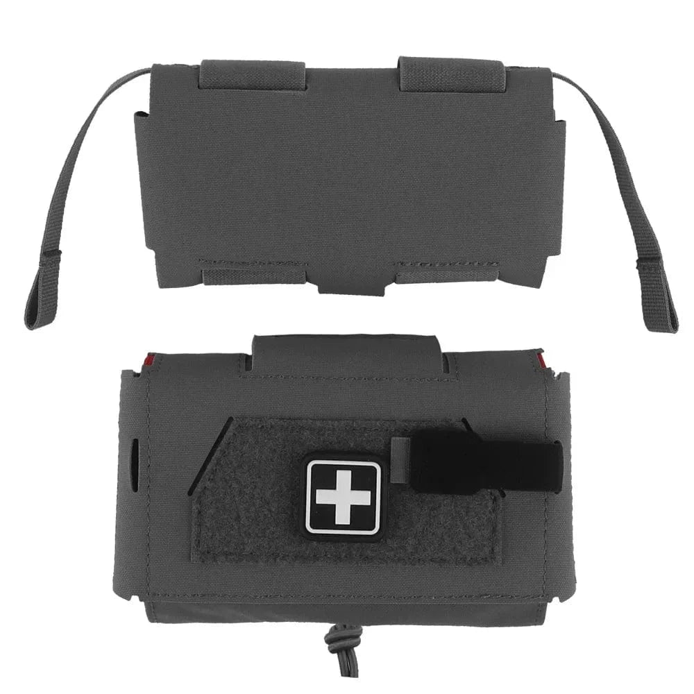 Tactical Agilit Style MD2 Compact Trauma Kit IFAK Medical First Aid Pouch Outdoors Hunting Camping Patrol Survival Equipment WG