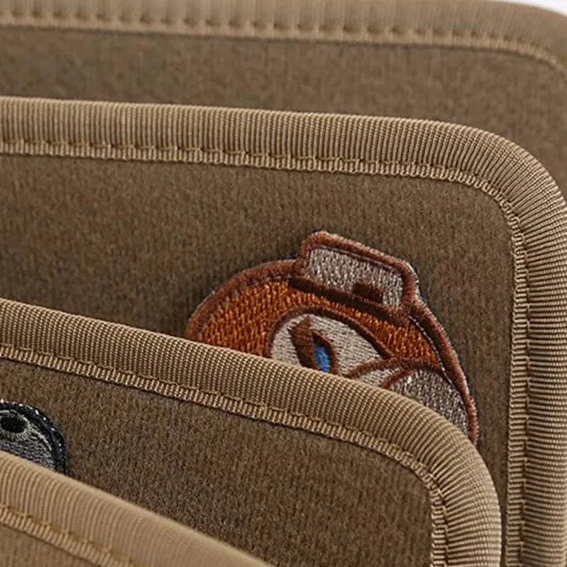 Tactical Badge Folding Mat Sticker Holder for Hunting Tactical Morale Magic Sticker Patch Holder