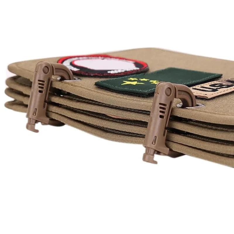 Tactical Badge Folding Mat Sticker Holder for Hunting Tactical Morale Magic Sticker Patch Holder