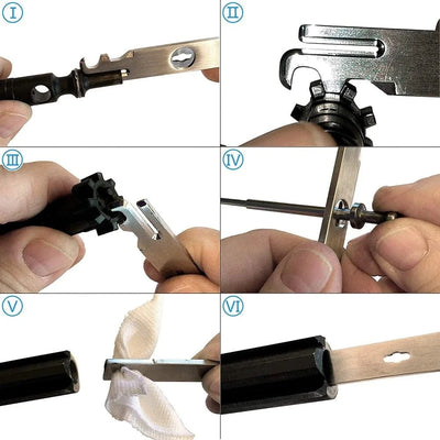 Tactical BCG Carbon Removal Tool Bolt Cleaning Kit Rifle Scraper .223/5.56 Gun Accessories  AR 15 AR-15 M4 M16 One