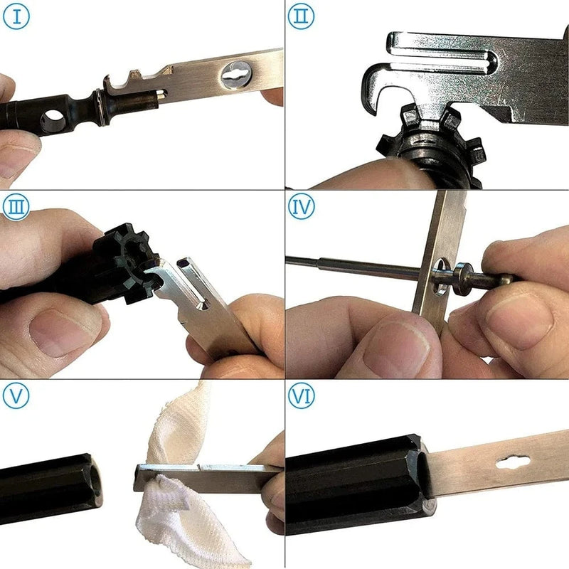 Tactical BCG Carbon Removal Tool Bolt Cleaning Kit Rifle Scraper .223/5.56 Gun Accessories  AR 15 AR-15 M4 M16 One