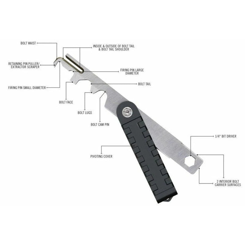 Tactical BCG Carbon Removal Tool Bolt Cleaning Kit Rifle Scraper .223/5.56 Gun Accessories  AR 15 AR-15 M4 M16 One