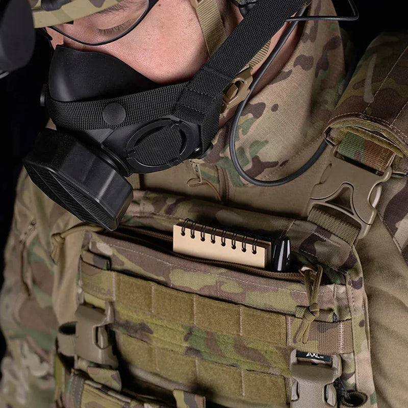 Tactical Crye AVS Drop-in Admin Zipper MBAV Hunting Vest YKK Structured Opening Airsoft Plate Carrier Pocket Add-on Accessories