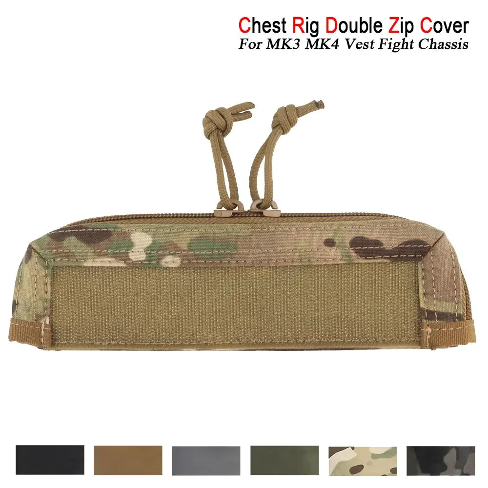Tactical Crye AVS Drop-in Admin Zipper MBAV Hunting Vest YKK Structured Opening Airsoft Plate Carrier Pocket Add-on Accessories