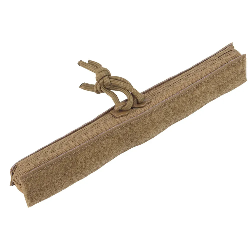 Tactical Crye AVS Drop-in Admin Zipper MBAV Hunting Vest YKK Structured Opening Airsoft Plate Carrier Pocket Add-on Accessories Tan