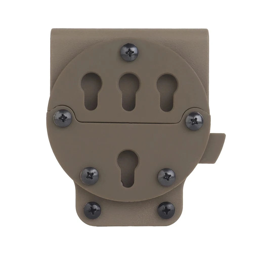 Tactical G-CODE Adapter Hunting Battle Belt Mount Base Adjustable Quick Release Shooting Airsoft Holster Magazine Pouch Gear GB-ACC-14 TAN