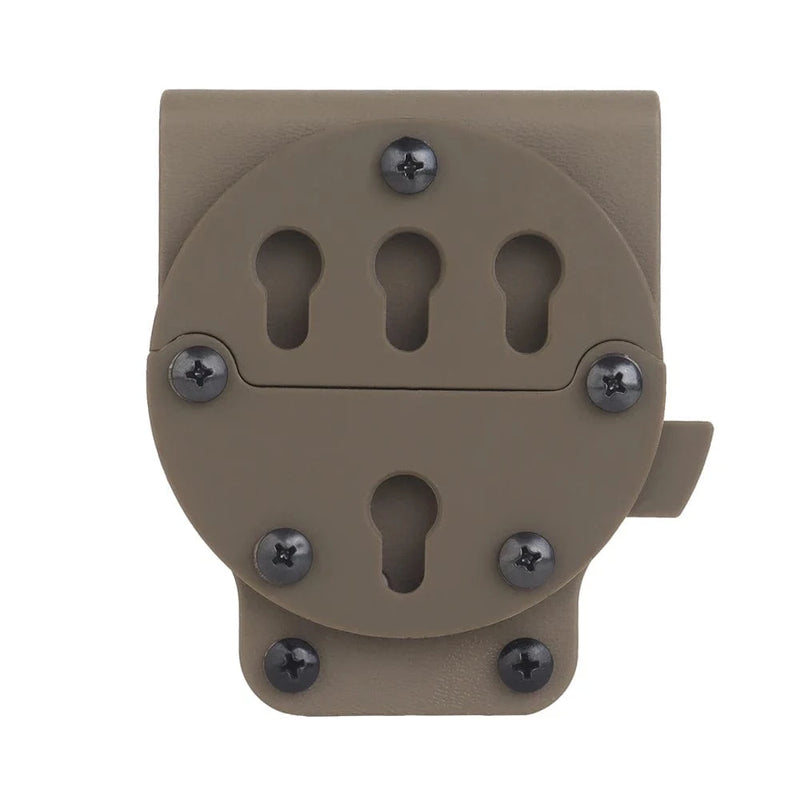 Tactical G-CODE Adapter Hunting Battle Belt Mount Base Adjustable Quick Release Shooting Airsoft Holster Magazine Pouch Gear GB-ACC-14 TAN