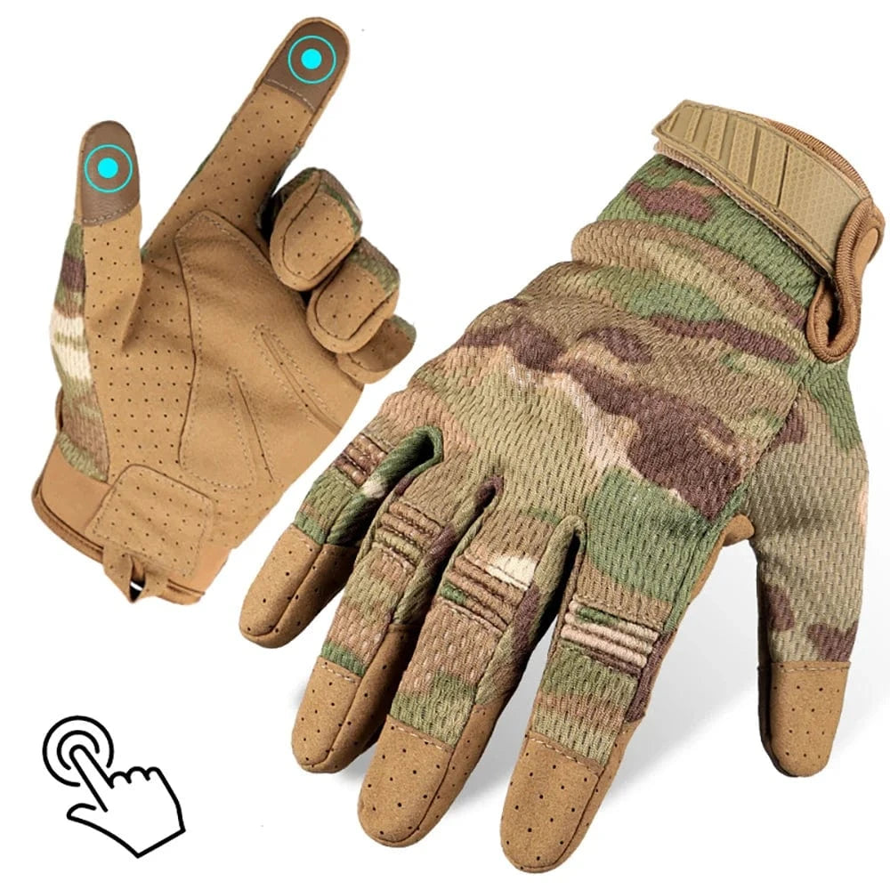 Tactical Gloves Men Touch Screen Cycling Gloves Sports Outdoor Motorcycle Riding Bike Running Paintball Gloves