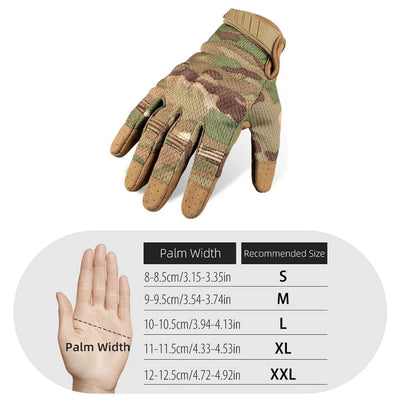 Tactical Gloves Men Touch Screen Cycling Gloves Sports Outdoor Motorcycle Riding Bike Running Paintball Gloves