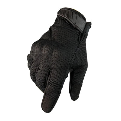 Tactical Gloves Men Touch Screen Cycling Gloves Sports Outdoor Motorcycle Riding Bike Running Paintball Gloves A30 Black / XXL