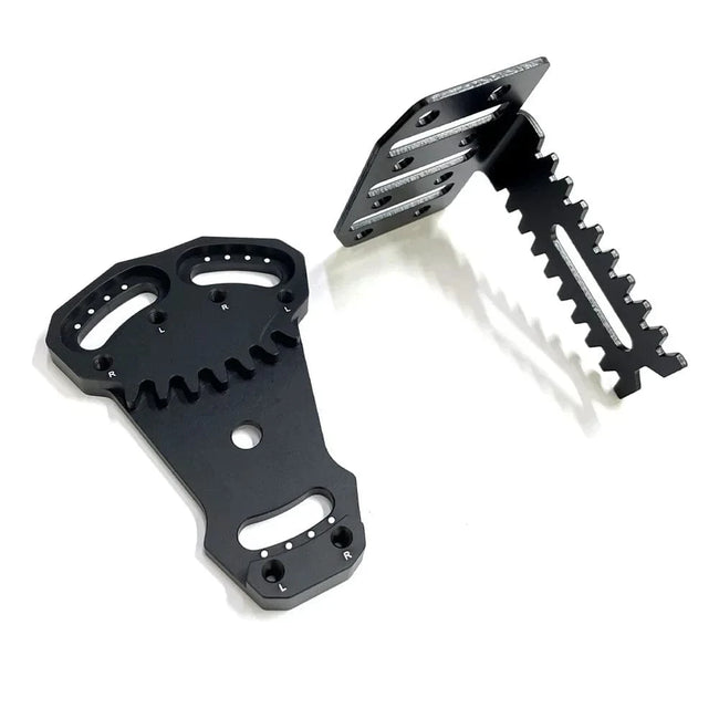 Tactical Holster Adapter Platform Stainless Steel,Holster Platform Quick Locking System Extension Plate for Camping Hunting Black