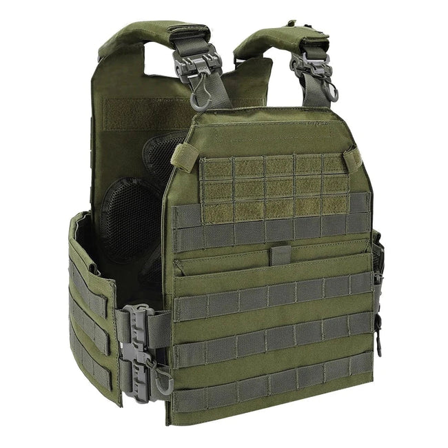 Tactical Hunting Vest K19 Plate Carrier 3.0 Quick Release System Fast Adjust Cummerbund Multi-size Military Airsoft Gear
