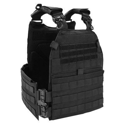 Tactical Hunting Vest K19 Plate Carrier 3.0 Quick Release System Fast Adjust Cummerbund Multi-size Military Airsoft Gear BK