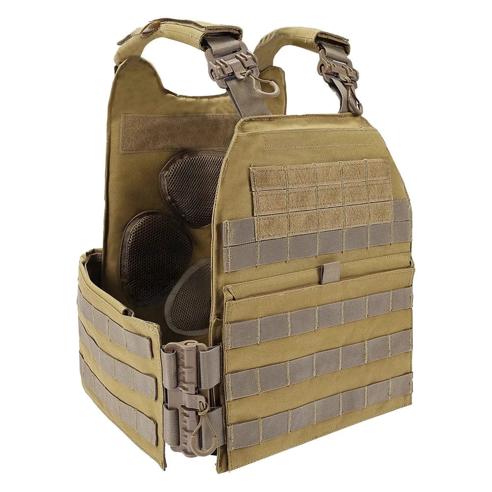 Tactical Hunting Vest K19 Plate Carrier 3.0 Quick Release System Fast Adjust Cummerbund Multi-size Military Airsoft Gear KH