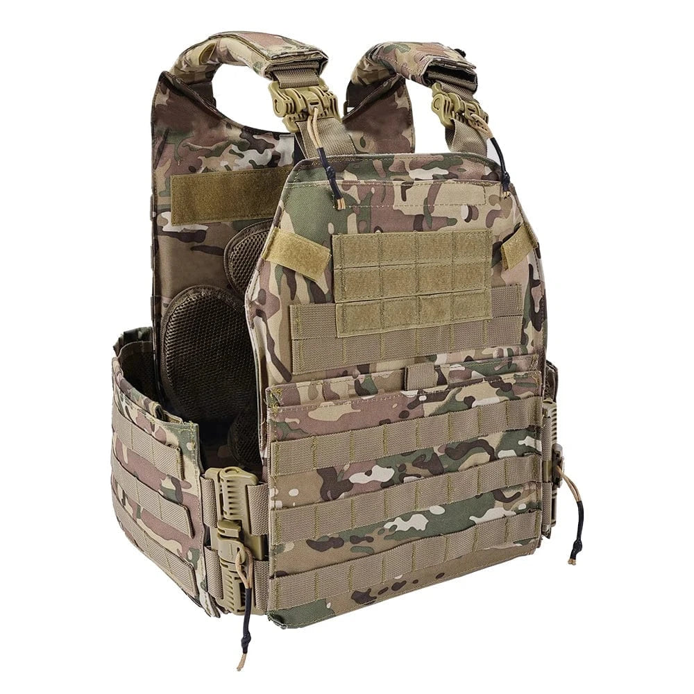Tactical Hunting Vest K19 Plate Carrier 3.0 Quick Release System Fast Adjust Cummerbund Multi-size Military Airsoft Gear MC