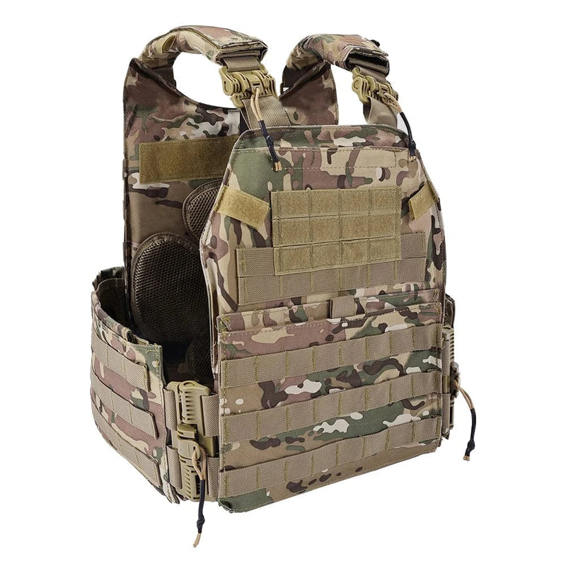 Tactical Hunting Vest K19 Plate Carrier 3.0 Quick Release System Fast Adjust Cummerbund Multi-size Military Airsoft Gear MC